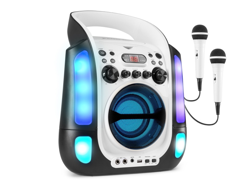 Fenton SBS30w-- Karaoke con CD USB Bluetooth. 2 mic